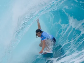 Lay Day Fun for Surfers in Tahiti Waiting for Paris 2024 Surfing to Resume